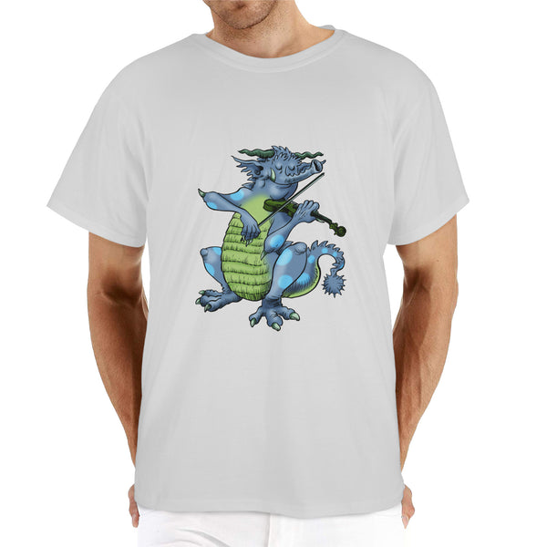 Monster Violinist Unisex 100% Heavy Cotton T-Shirt