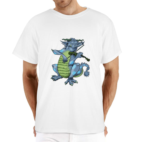 Monster Violinist Unisex 100% Heavy Cotton T-Shirt