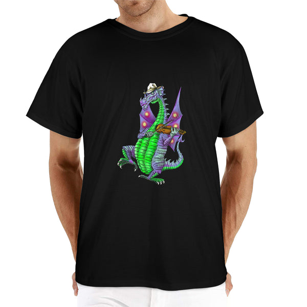Fiddlin' Dragon Unisex 100% Heavy Cotton T-Shirt
